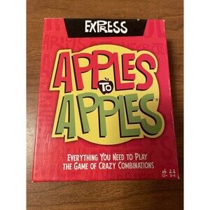 Apples To Apples Express Mattel Card Game Portable Travel Fun Size Complete New